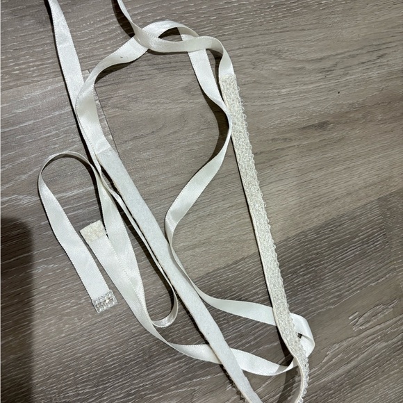 Vow’D clear bead sash- bridal wedding belt